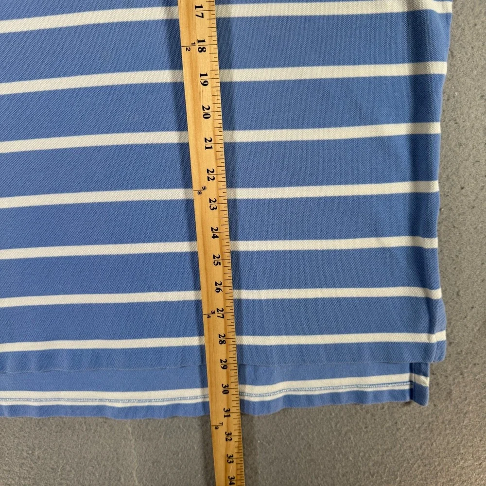 Polo Ralph Lauren Polo Shirt Mens‎ XL Blue Stripes Pony Comfort Classic Casual